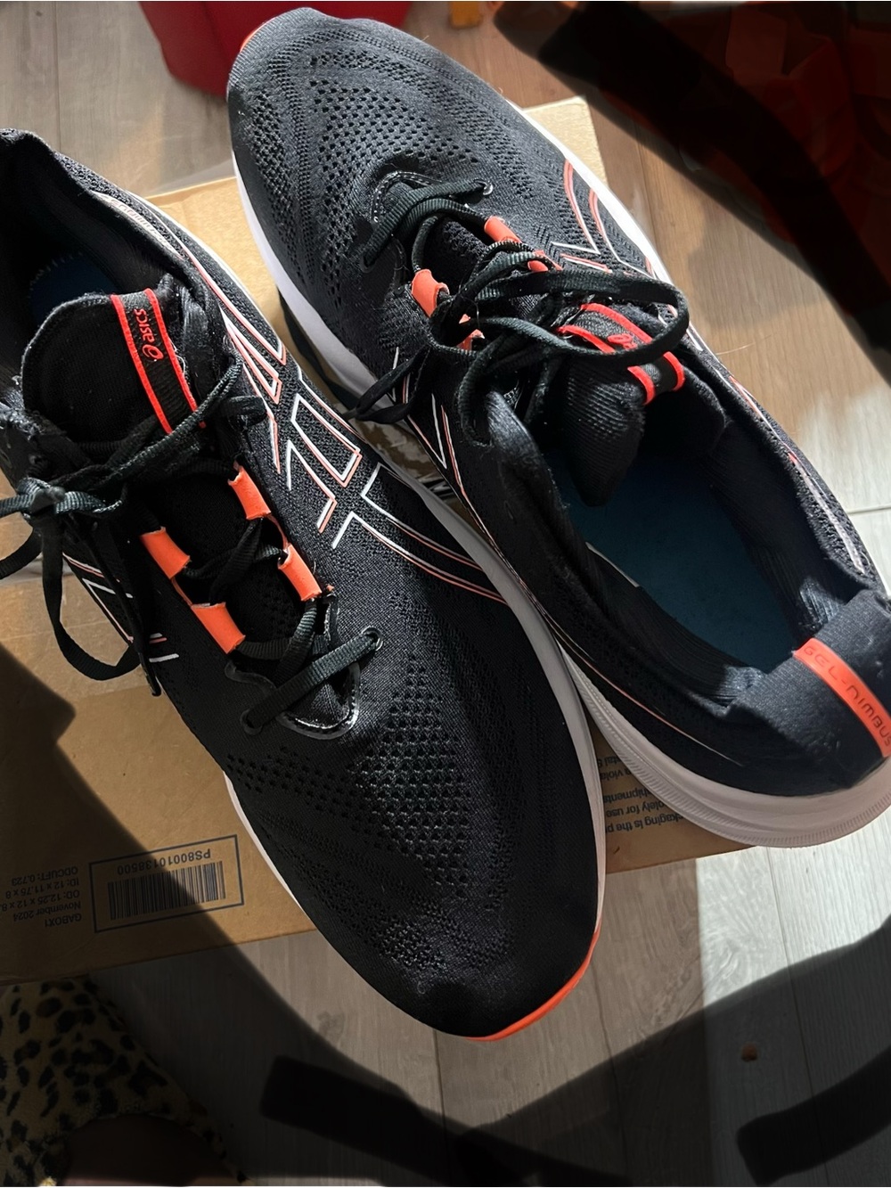 ASICS Gel- Nimbus 26 Black True Red - Men’s Size 15 (No Insoles) - Picture 15 of 15